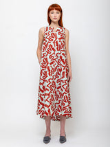 Odeeh - Twigs Dress - Burnt Orange - Verdalina