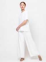 Orr - Summer Lu Wide Leg Pants - Ivory - Verdalina