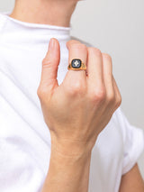 Pascale Monvoisin - Pierrot Signet Ring - Black - Verdalina