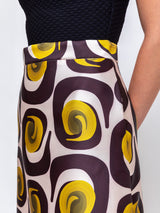 A-line Skirt - Hypno - Yellow