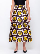 A-line Skirt - Hypno - Yellow
