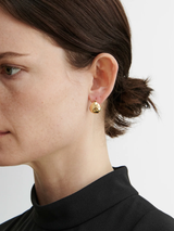Rachel Comey - Baby Keel Hoop Earrings - Gold Plated Brass - Verdalina