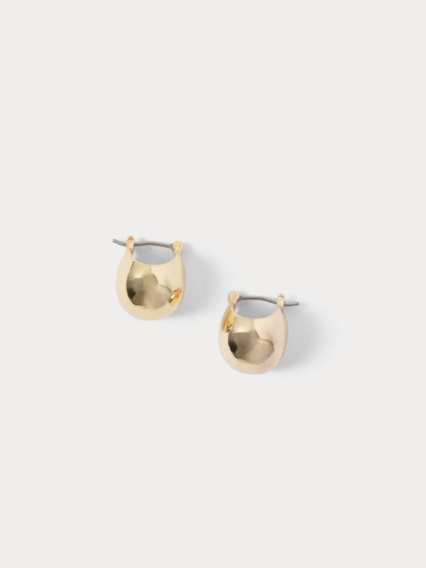 Rachel Comey - Baby Keel Hoop Earrings - Gold Plated Brass - Verdalina