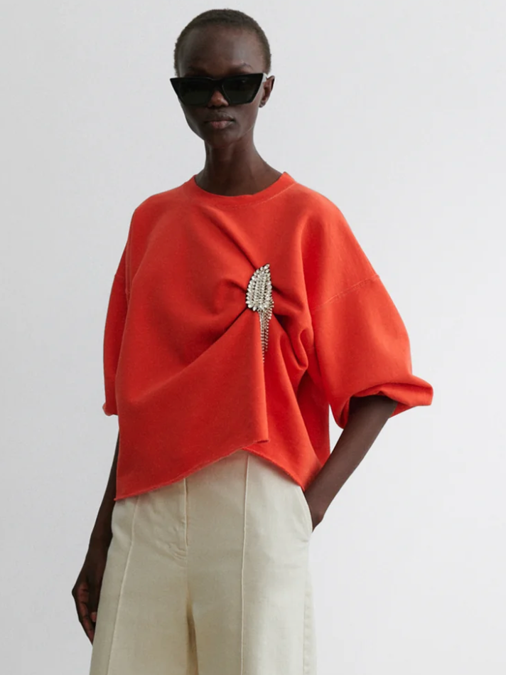 Rachel Comey - Fond Sweatshirt - Tomato - Verdalina