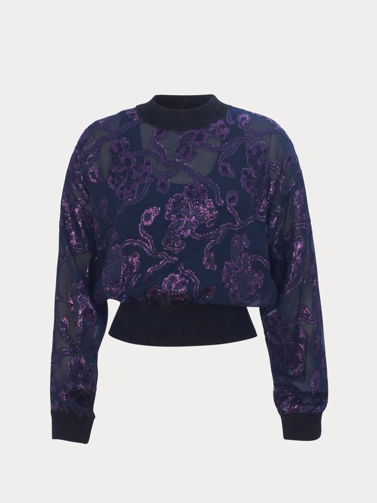 Notte Top - Midnight Purple