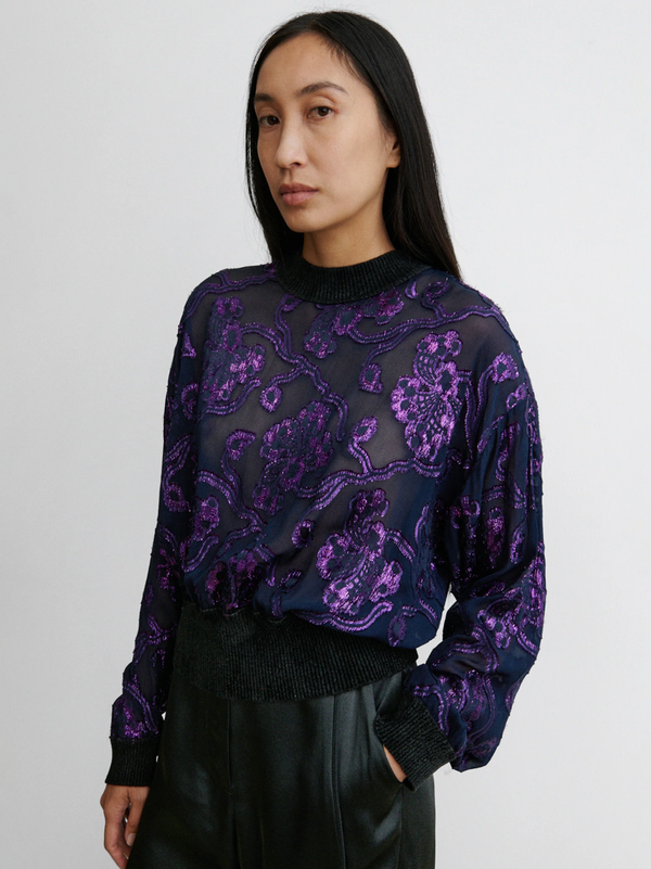 Notte Top - Midnight Purple