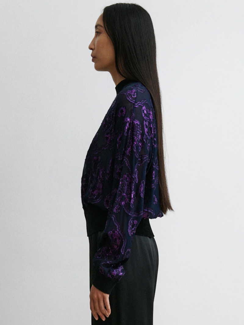 Notte Top - Midnight Purple