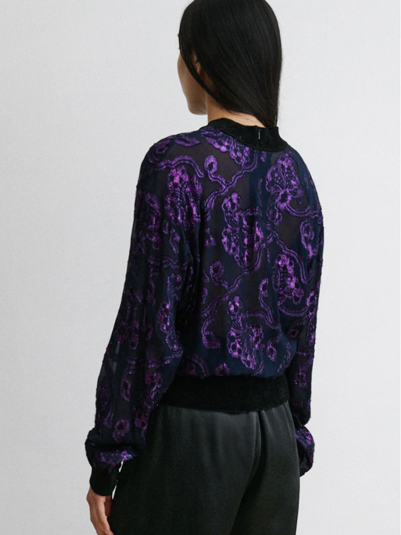 Notte Top - Midnight Purple