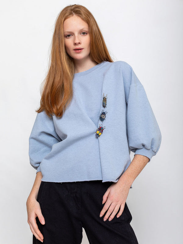 Rachel Comey - Fond Sweatshirt - Blue - Verdalina