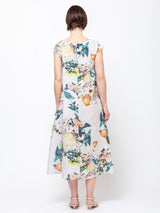 Linen Floral Dress