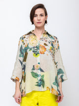 Linen Floral Shirt