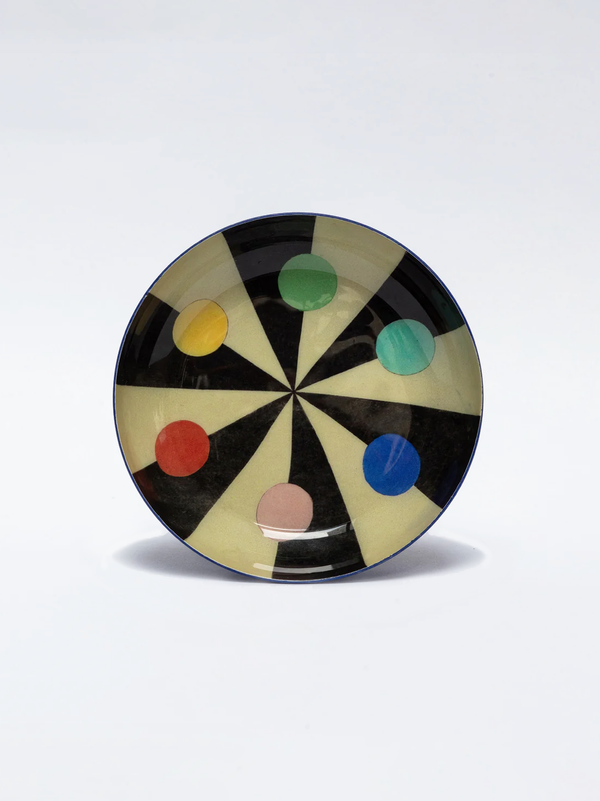 Benson’s Colour Hexagon Round Enamel Tray