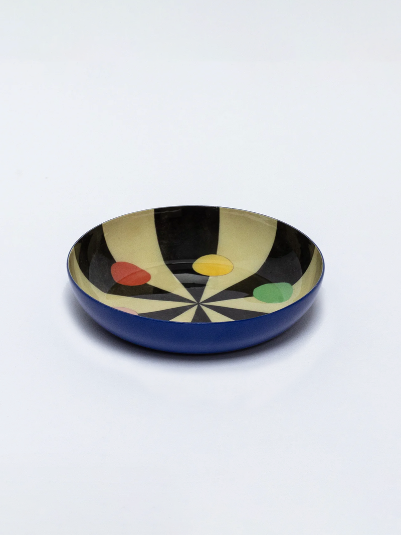 Benson’s Colour Hexagon Round Enamel Tray