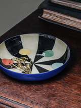 Benson’s Colour Hexagon Round Enamel Tray