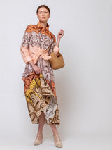 Sara Roka - Dralla Midi Dress - Butterfly Beat - Verdalina