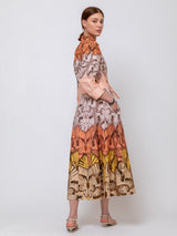 Sara Roka - Dralla Midi Dress - Butterfly Beat - Verdalina
