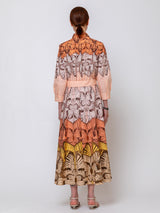 Sara Roka - Dralla Midi Dress - Butterfly Beat - Verdalina