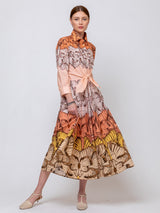 Sara Roka - Dralla Midi Dress - Butterfly Beat - Verdalina