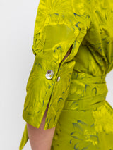 Sara Roka - Mary Su Midi Dress - Giallo - Verdalina
