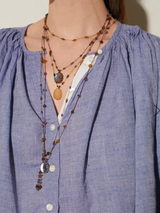 Sharing - Tibetan Necklace - Labradorite Blue - Verdalina