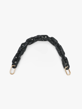 Clare V. - Shortie Strap - Black Resin - Verdalina