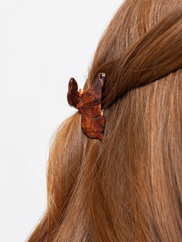 Hand-painted Hair Claw - Mini