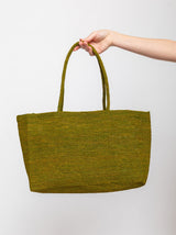 Raffia Tote - Olive