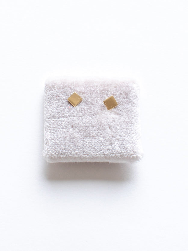Gabriela Artigas - Square Tusk Earrings - 14k - Verdalina
