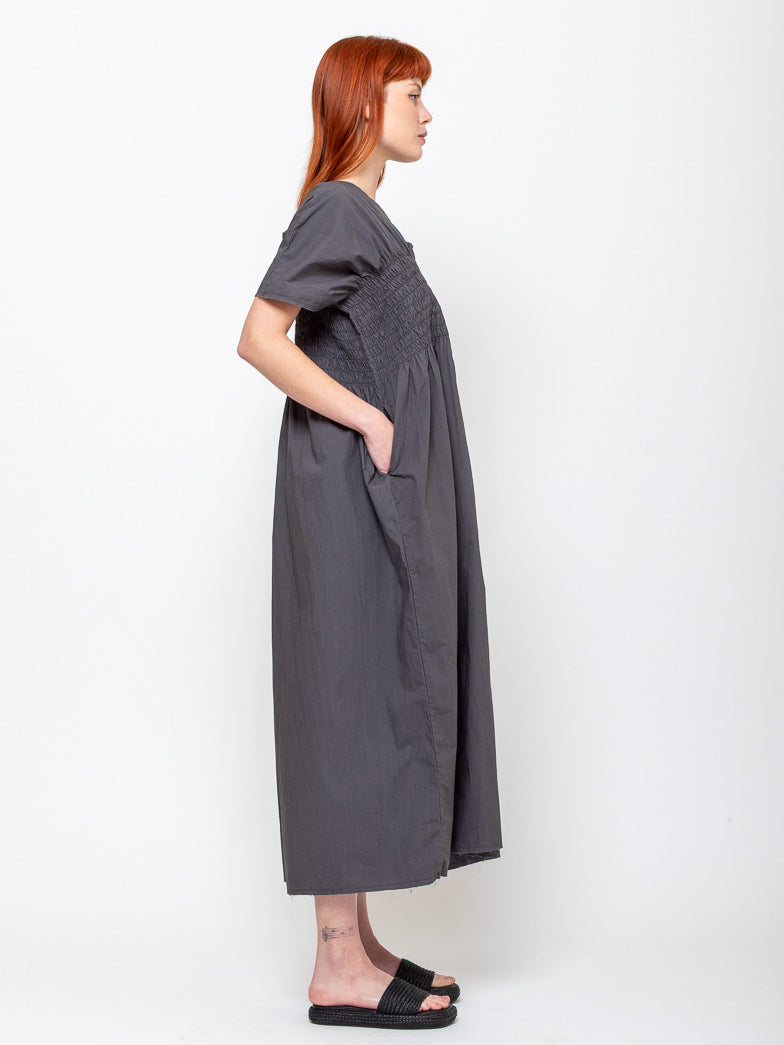 Sula - Asymmetric Moonbeam Dress - Ebony - Verdalina