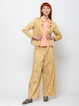 Sula - Stanley Jacket Cotton Belice - Biscotti - Verdalina