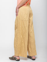 Sula - Tailored Line Cotton Belice Pants - Biscotti - Verdalina