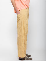 Sula - Tailored Line Cotton Belice Pants - Biscotti - Verdalina