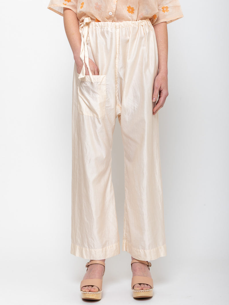 Sula - Wide Leg Japan Pants - Eggnog - Verdalina