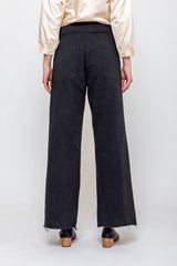 Sula - Flare Pants - Black - Verdalina