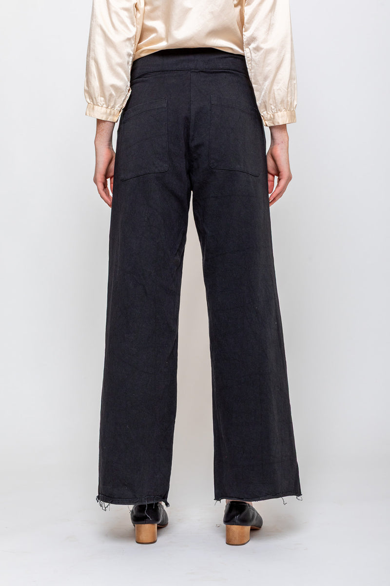 Sula - Flare Pants - Black - Verdalina