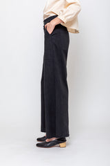 Sula - Flare Pants - Black - Verdalina