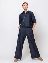 Sula - Flare Pants - Denim - Verdalina