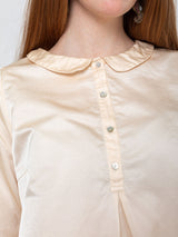 Sula - Winter Sweet Blouse - Eggnog - Verdalina