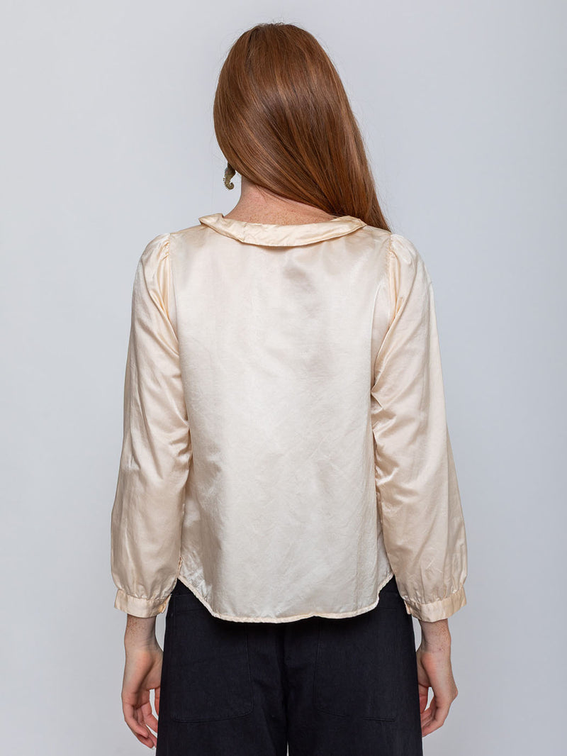 Sula - Winter Sweet Blouse - Eggnog - Verdalina