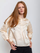 Sula - Winter Sweet Blouse - Eggnog - Verdalina