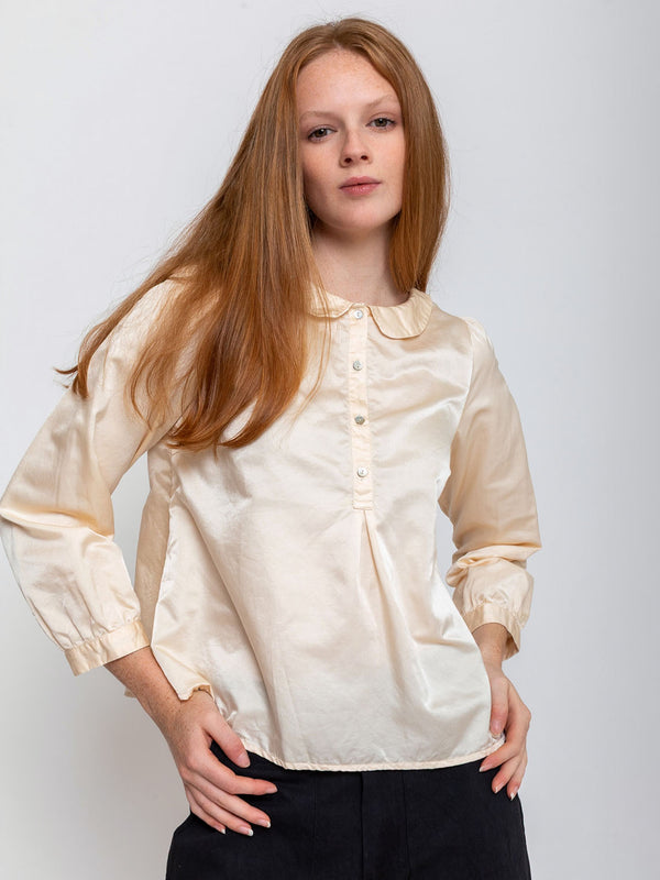 Sula - Winter Sweet Blouse - Eggnog - Verdalina