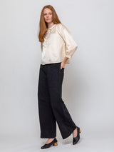 Sula - Winter Sweet Blouse - Eggnog - Verdalina