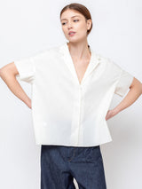 Susanne Bommer - Short Sleeve Cotton Shirt - Jasmin - Verdalina