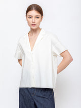 Susanne Bommer - Short Sleeve Cotton Shirt - Jasmin - Verdalina