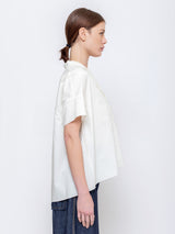 Susanne Bommer - Short Sleeve Cotton Shirt - Jasmin - Verdalina