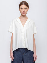 Susanne Bommer - Short Sleeve Cotton Shirt - Jasmin - Verdalina