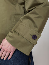 Short Trench Jacket - Olive