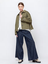 Short Trench Jacket - Olive