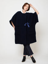 Teddy Coat - Navy