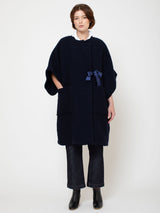 Teddy Coat - Navy